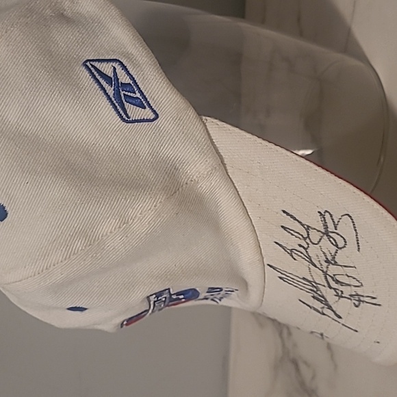 Autographed Super Bowl XL 40 2006 Football Cap Seahawks vs Steelers Collectible - Picture 5 of 10